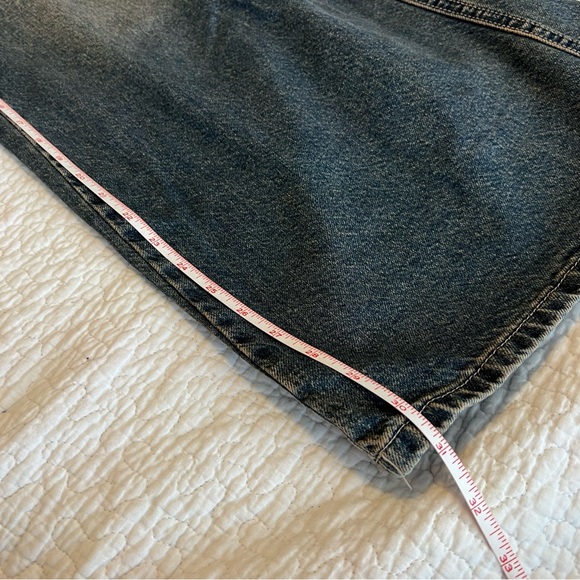 Free People We the Free Wide Leg Crvy Dark Wash Jeans 29 - Picture 12 of 12